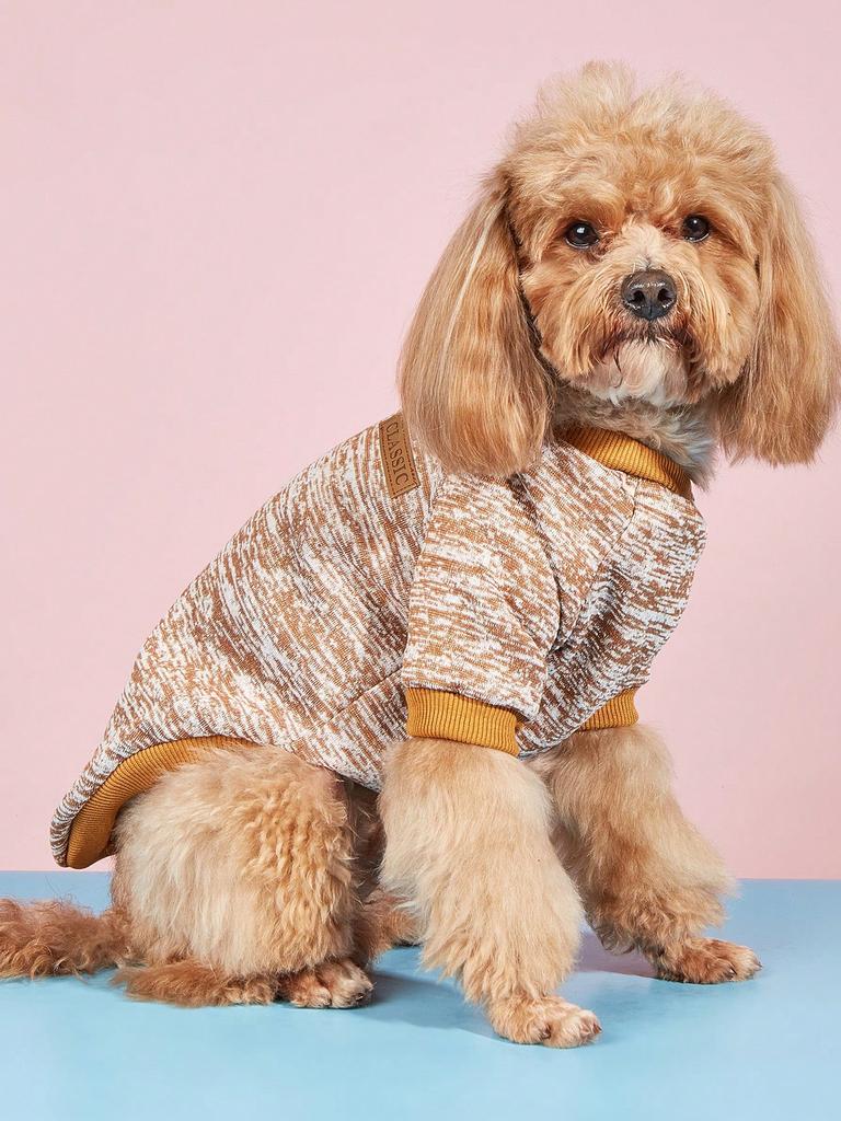 Soft Knit Pet Sweater Pullover for Small and Medium Dogs Warm Comfortable Dog Clothing with Ribbed Collar and Cuffs Suitable for Daily Wear