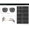 Square Metal Frameless Design Sunglasses for Men and Women Fashion Trendy Outdoor Sunscreen Sunshade Glasses