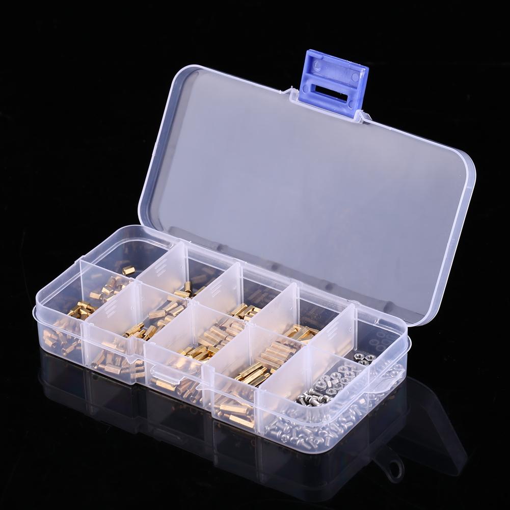 M2 Šestihranný sloupek Šroubovací matice Distanční sada samec samice (Sada C)