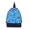 COLORFUL CANDY STYLE Large Drawstring Bag Gym Clothes Bag for Large Size for Elementary School Large Change of Clothes Car Encyclopedia N3388000 Boys,