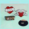 Stylish Heart-shaped Geometric Alloy Badge Pin For Trendy Dressers