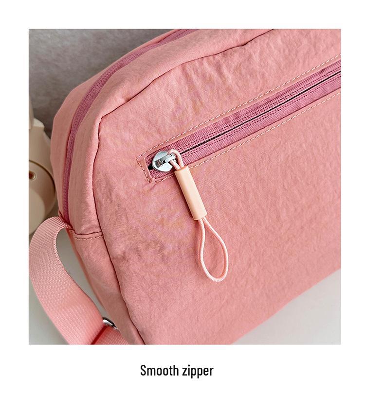 2025 Korean Style Canvas Crossbody Bag - Women's Simple, Casual, Versatile