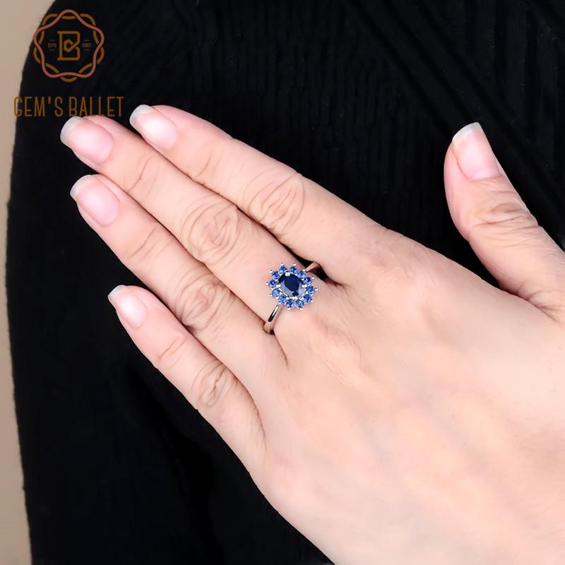 Anello Solitario Uomo Zaffiro Blu Taglio Principessa 3 Ct Argento 925 – Shine_Jewels051