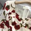 Hong Kong Style Shirt Women's Spring/summer Thin French Style Chic Retro Chic Shirt Top