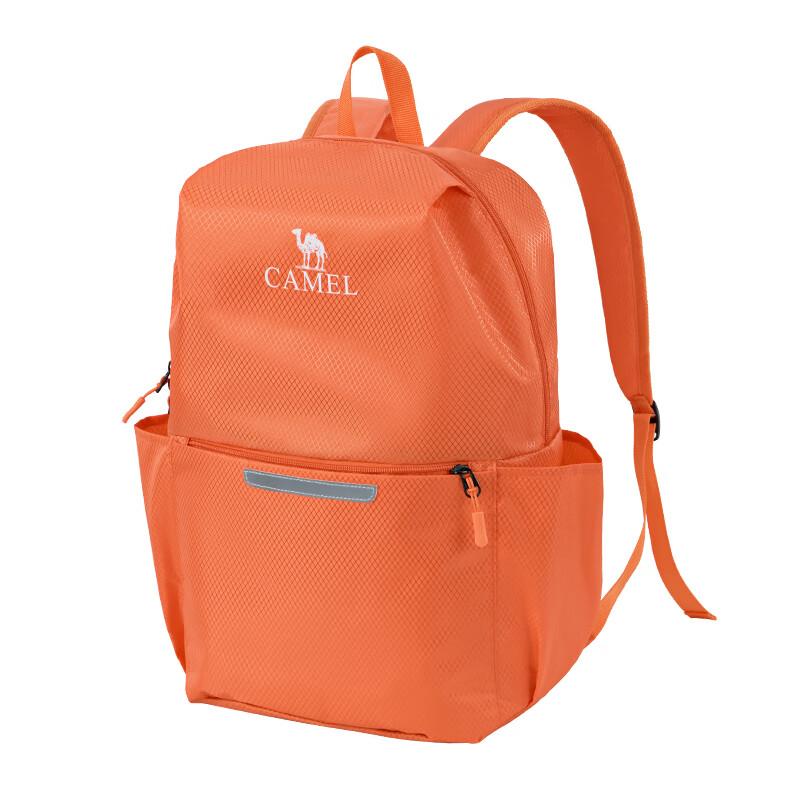 

CAMEL Foldable Travel Bag, Large Capacity Backpack, Business, Trips, Luggage, Fitness, Orange, 27*15*40cm, 16L помаранчевий