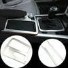 Stainless Steel Water Cup Holder Panel Gear Shift Panel Decorative Strip Frame For Mercedes Benz W204 W212 C180 C200 2007-2014
