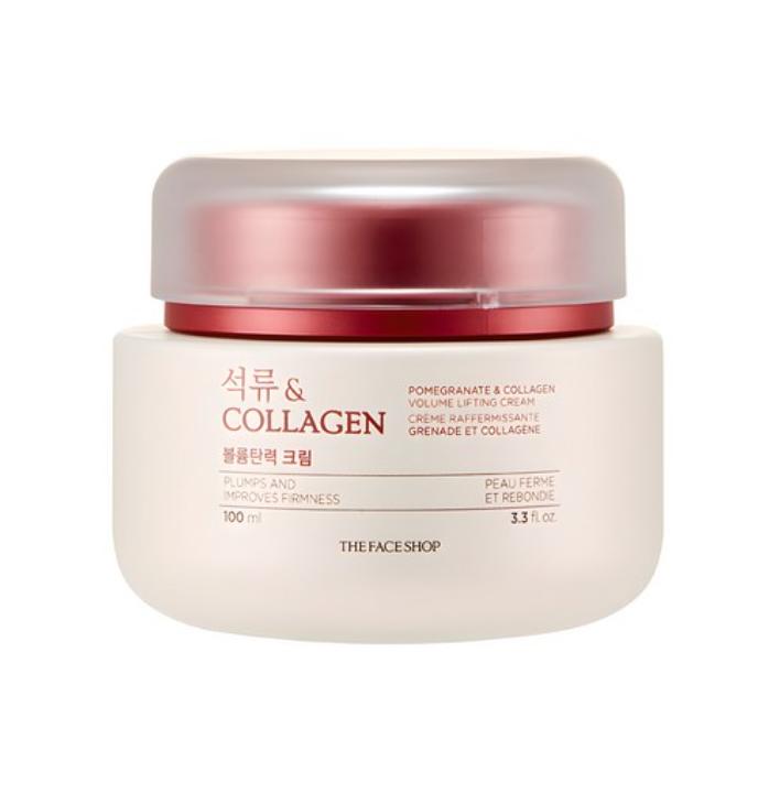 

The Face Shop Pomegranate & Collagen Volume & Firming Cream 100ml | Elasticity & Hydration 1 ea