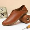 Handmade Genuine Leather Men Shoes Soft Casual Leather Shoes Men Loafers Comfortable Moccasins Men Flats Shoes