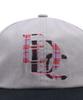 XTONZ Xta090 Check Graphic Cotton Ball Cap (Gray)