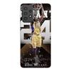 Phone Case - MANIACASE - Samsung Galaxy A73 - Silicone - Black - Kobe Bryant