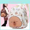 Adorable Cartoon Backpack For Kids With Cute Capybara Design Lightweight And Versatile