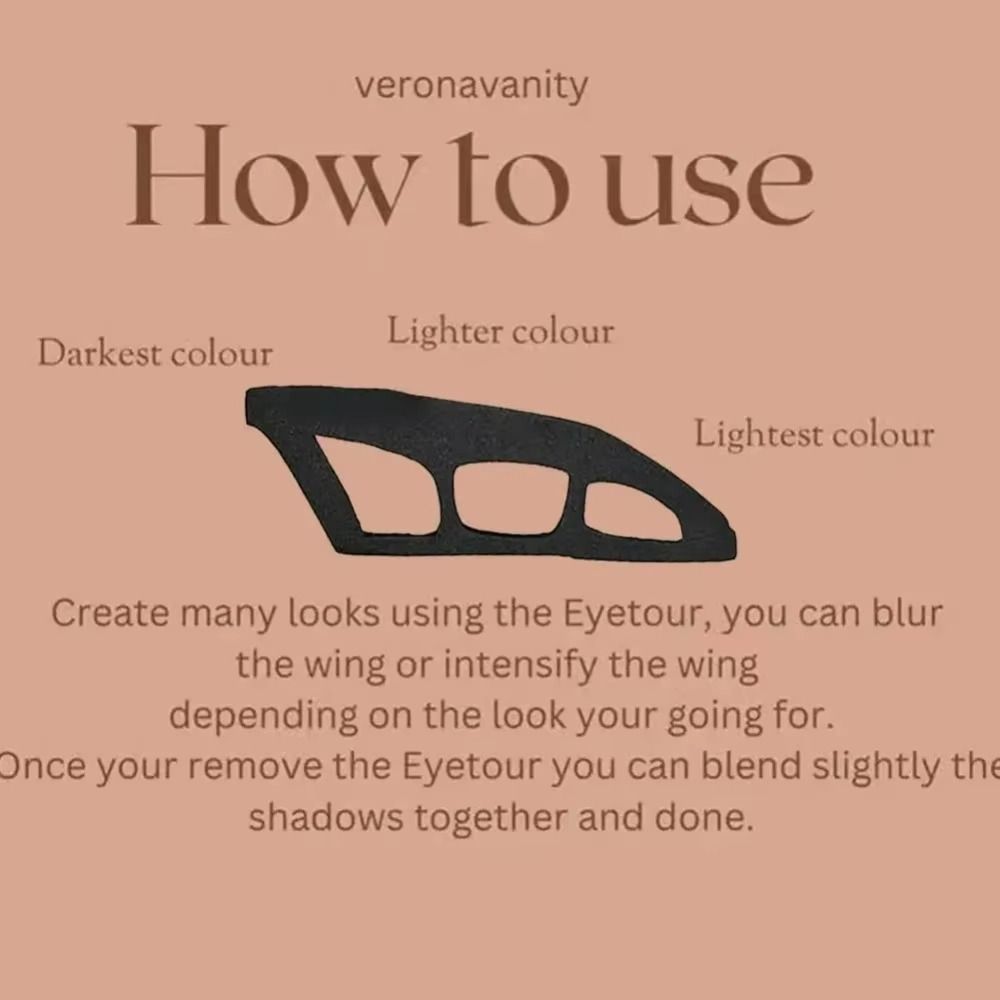 Wearing Aid Eyeshadow Stencil Wing Tips Reusable Eyeshadow Aid Drawing Eye Shadow Tool Painting