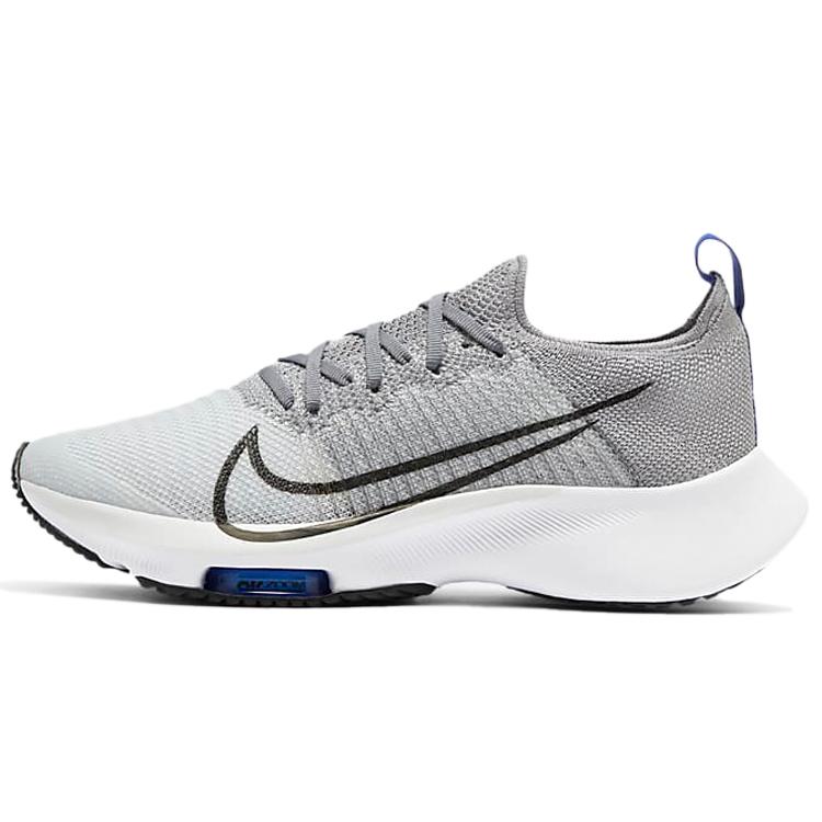 

New Nike Air Zoom Tempo Next% Flyknit Particle Grey White GS CJ2102-002 37.5