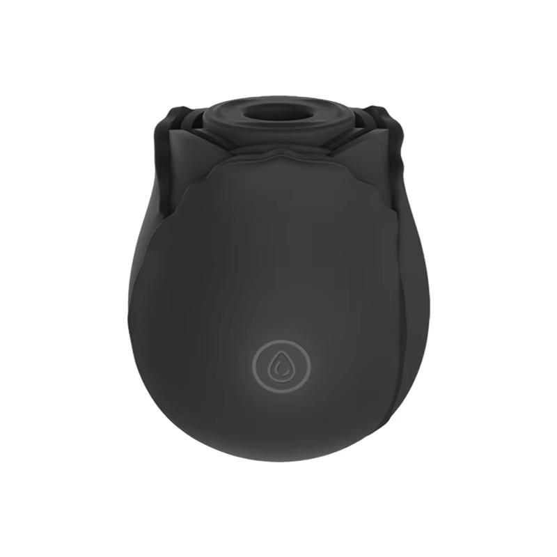 Female Waterproof Rose Toys Clitoral Suction Cup Breast Sucking Stimulator Silicone Adult Sex Toys Rose Vibrator for Woman