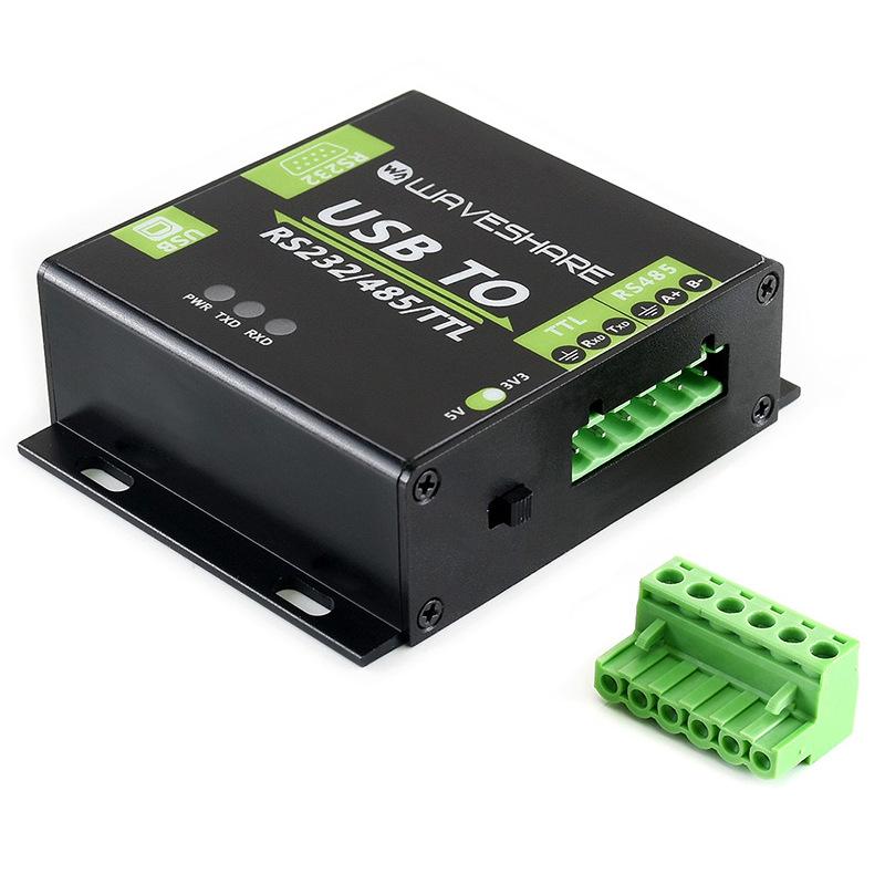 Industrial USB To RS232/RS485/TTL UART Serial Converter with Bidirectional Isolation