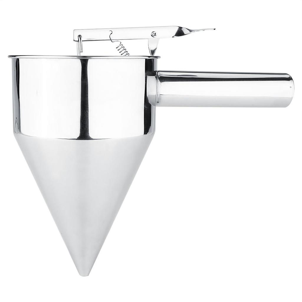 Stainless Steel Baking Funnel Cake Desserts Cooking Tools with Rack for Home Kitchen Bakery Use