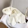 Acrylic Fibers Knitting Wool Scarf Polyester Winter Warmer Scarf  Windproof