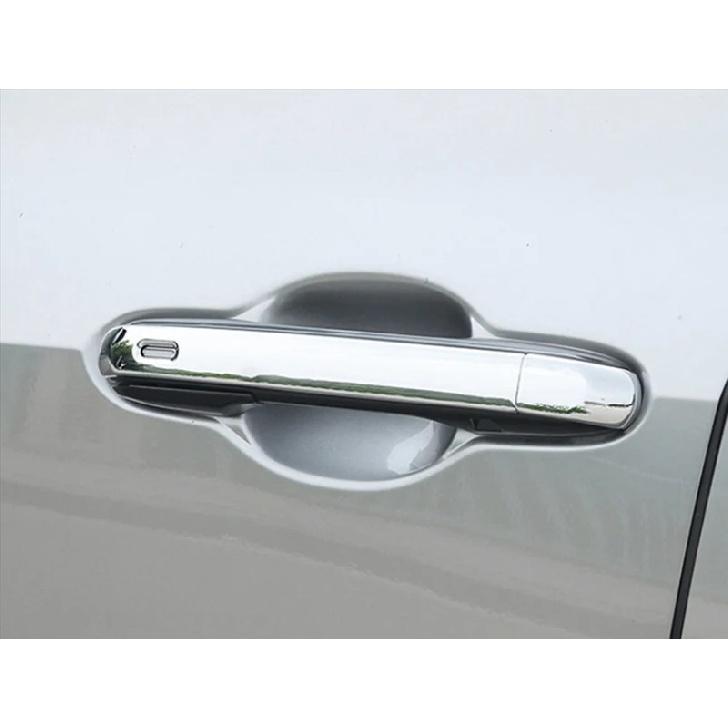 For Lexus LBX  2024 2025 Car Accessories ABS Chrome Door Handle Cover With Smart Key Hole Catch Cap Trim Molding