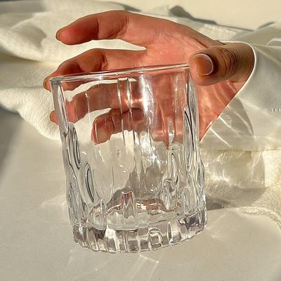 340ml Whisky Glass Cocktail Cups Wine Glass Creative Drinking Glasses Wedding Gifts Household Party Transparent Modern Drinkware
