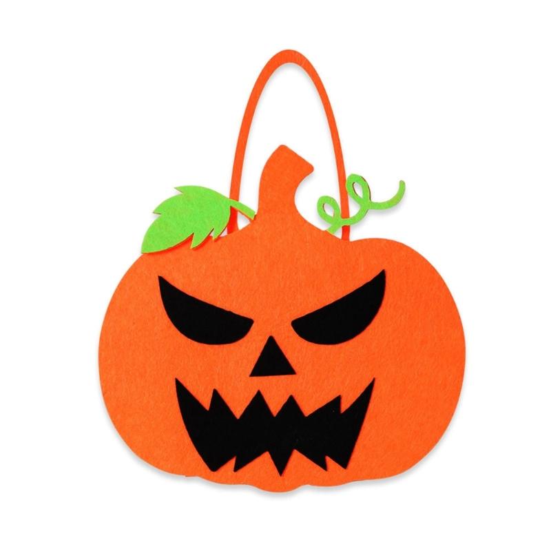

Large Capacity Halloween Favor Bag With Eerie Designs Thin Pliable Storage For Trick Otherwise Treat