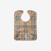 Burberry Baby Plaid Coated Cotton Bib