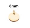 10pcs/lot Mirrior Polished Blank Tags Stainless Steel Charms for DIY Jewelry Necklace Bracelet Anklet Extention Tail Chain