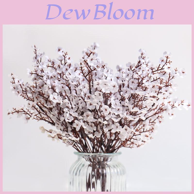 Bridal Wedding Silk Flower Garland With Gypsophila Paniculata Design For Ceremony Decor And Photo Shoots