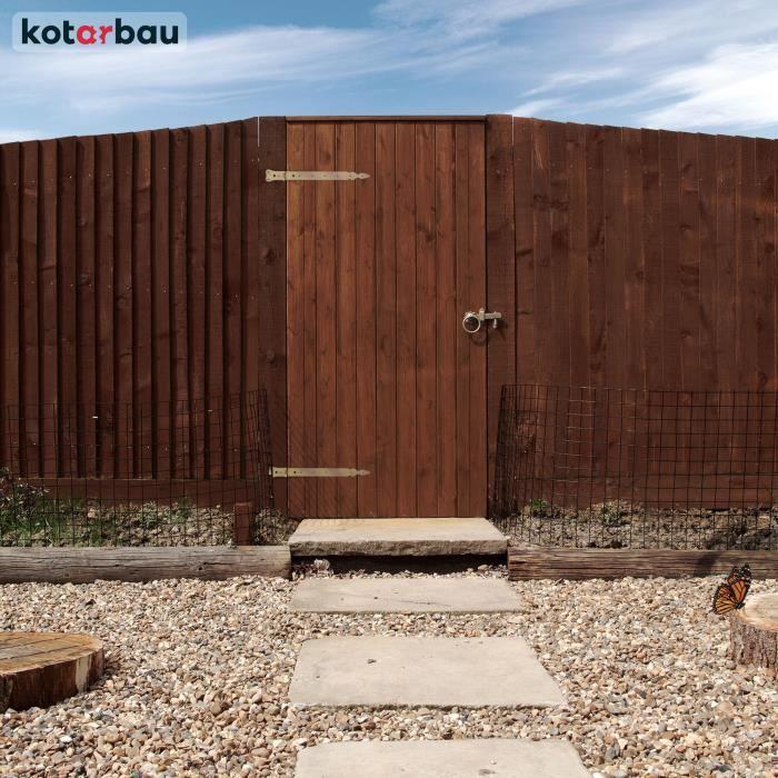 Charnière De Porte - KOTARBAU - 350 Mm - Acier Inoxydable - Couleur or - Résistante Aux Intempéries