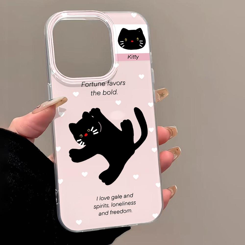 Painted Phone Case for iPhone 12 13 15 16 iPhone 16 12 13 14 15 Pro  14 15 16 Pro Max Coverage Shockproof Anti-Fingerprint Fresh Style Protective Case