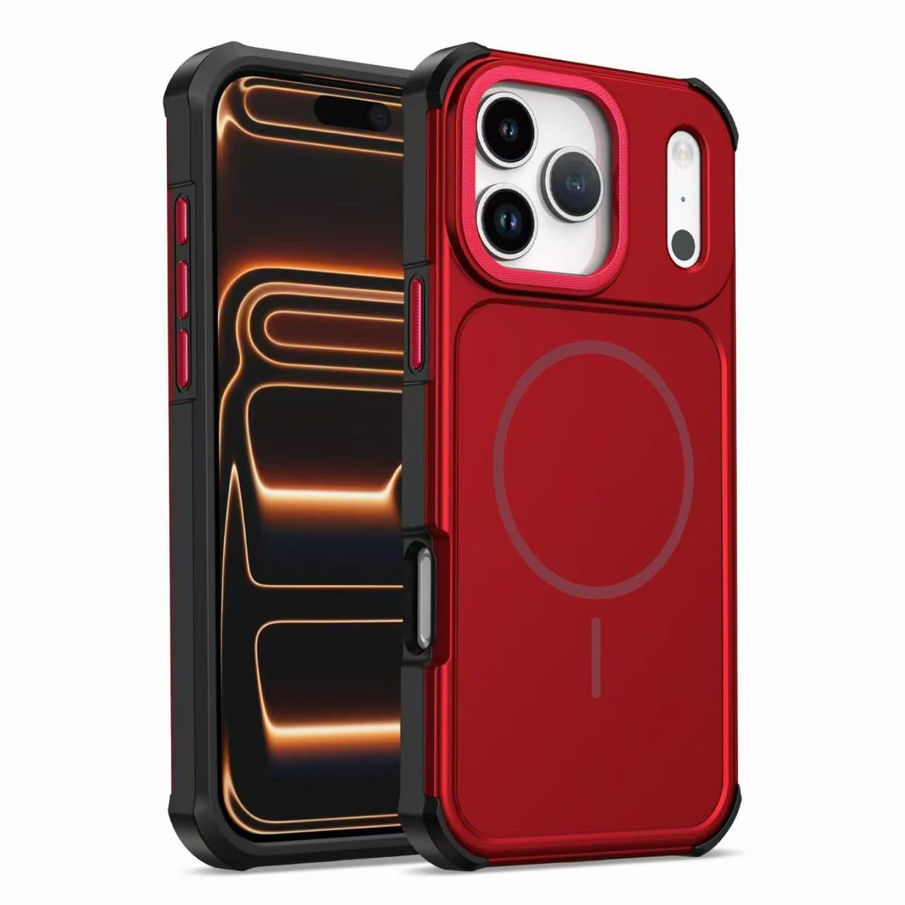 

For MagSafe Phone Case For iPhone 17 16 15 14 Plus 13 12 11 Pro Max Air 17E 16E Shockproof Heavy Duty Magnetic Matte Armor Cover iPhone 13