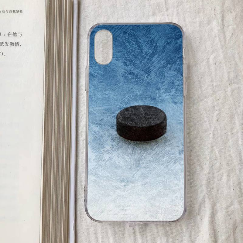 Ice Hockey Rink Phone Case For iPhone 11 12 13 14 Mini Pro Max XR X XS TPU Clear Case For 8 7 6 Plus SE 2020