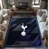 Tottenham Hotspur Printed Flannel Area Rug Non Slip Soft Polyester Floor Carpet Indoor Decor Mat for Bedroom Living Room Sofa