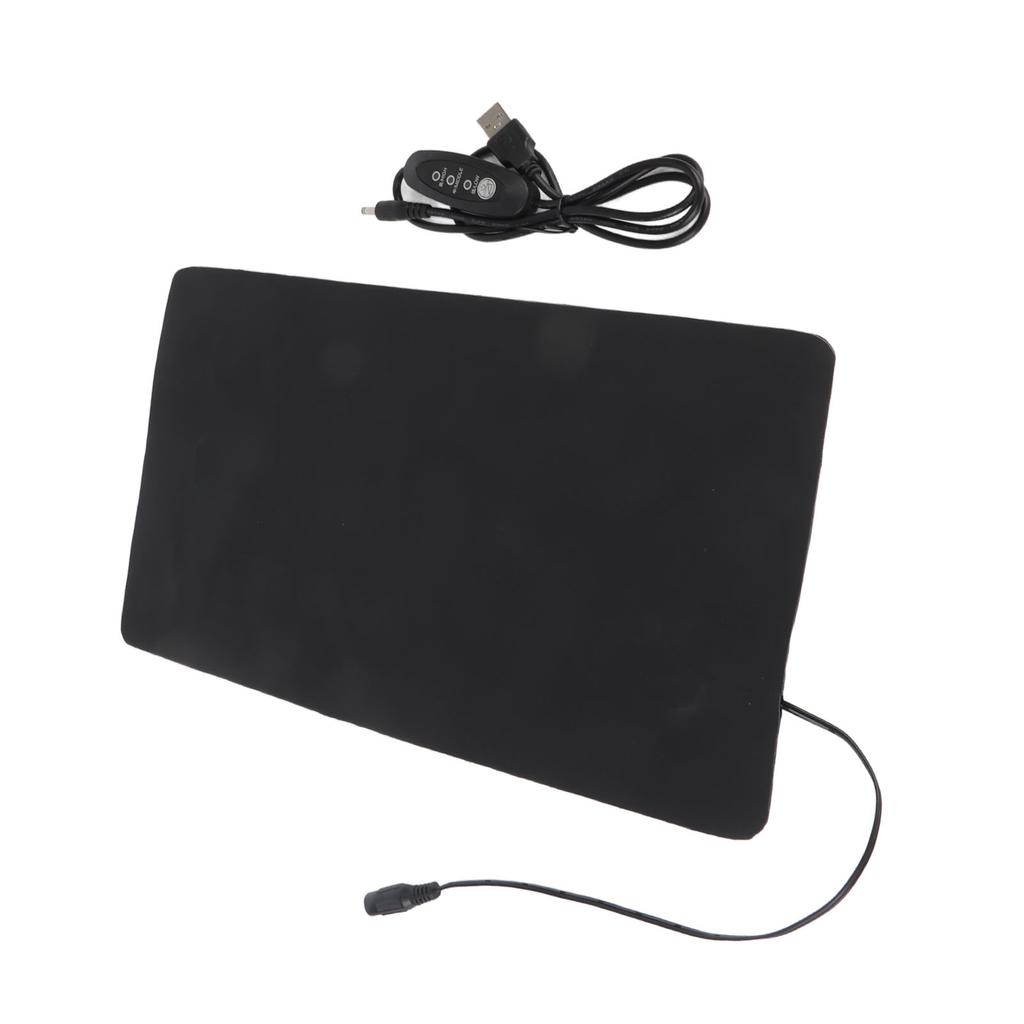 Seedling Heat Mat 3 Gear Temperature Adjustment PU Leather Hydroponic Plant Heating Pad for Indoor Gardening