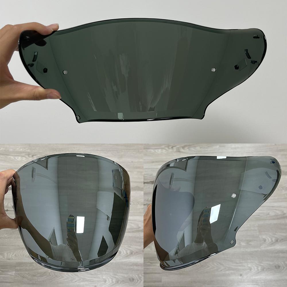 JC Visera Casco Moto Face Shield for SHOEI J-Cruise 1 J-Cruise 2 J-Force 4 CJ-2 Windproof Helmet Lens Polycarbonate Visière