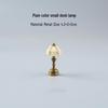 Retro Miniature Desk Lamp Ornament for Dollhouse Scenes