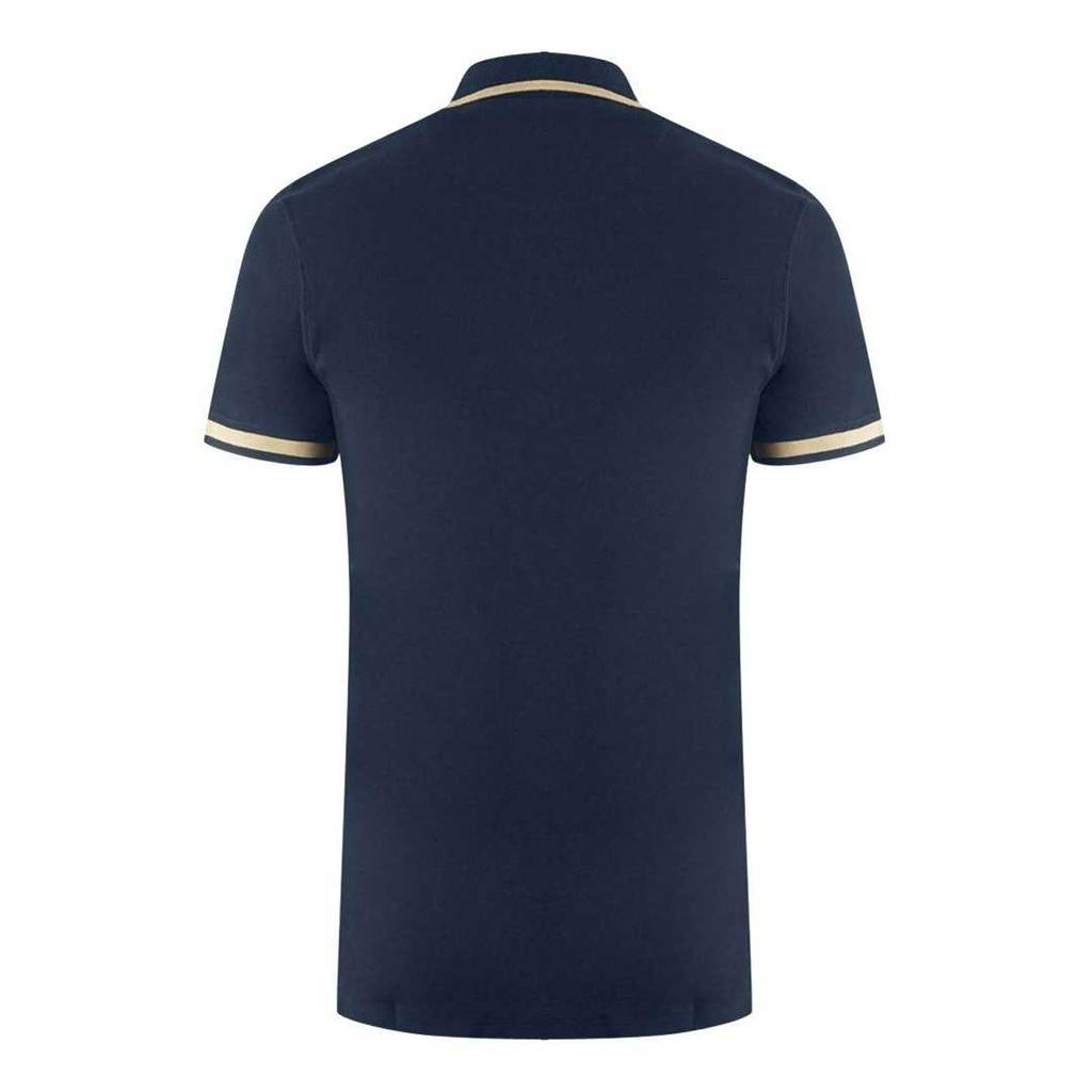 Aquascutum Unisex Vuxen AQ 1851 Broderad Spetsig Pikétröja