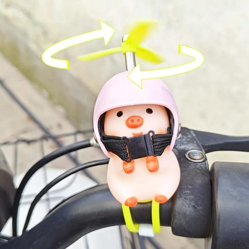 Cute Pig Toy Decor Helmet Decal for Car Motorcycle Decoration Wearing Helmet Car Styling Ornaments Bike Motor Driving Decor