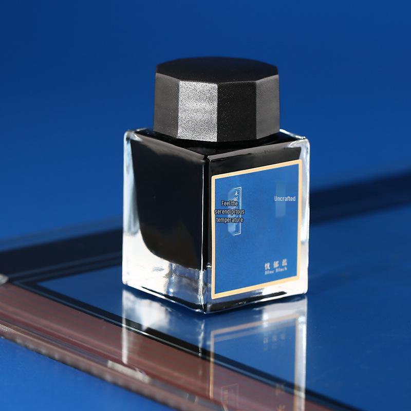 Moonman 20ml Inchiostro per Penna Stilografica Impermeabile Anti-Intasamento - Blu Puro/Nero/Rosso