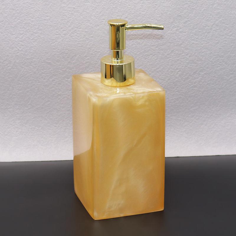 Europäisches Hotel Badezimmer Handdesinfektionsmittel Flasche Shampoo Duschgel Spenderflasche Aufdrückbarer Seifenspender Badezimmerzubehör