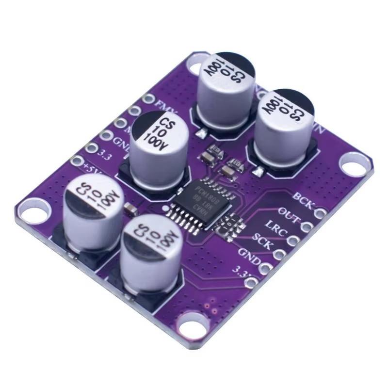 Pcm1808 105Db Snr Audio Stereo Adc Jednostranný Analogový Vstupní Dekodér 24Bit Zesilovačová Deska Modul Přehrávače