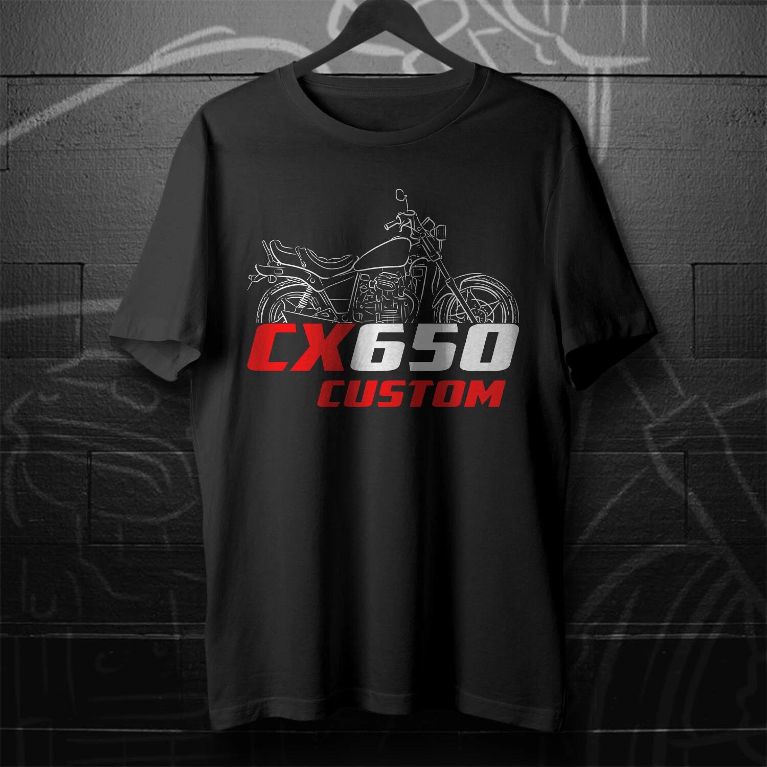 Honda CX 650 C & E & Trubo 1983-1985 - Motorcycle T shirt for Riders L