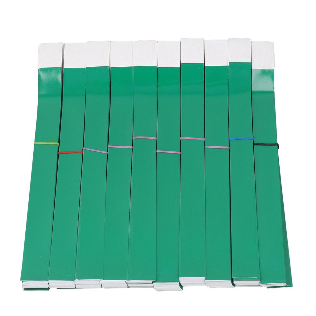 1000 ks Jednorázové náramky Vodotěsné Odolné proti roztržení Papírové náramky na akce pro děti