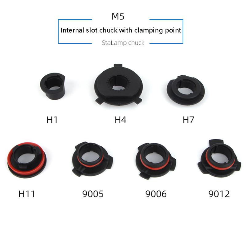 Auto LED Koplamp Lampvoet Adapter Houder H1 H4 H7 H11 9005 9006 9012 Hoge Temperatuur Weerstand Automobiel Lamp Klem