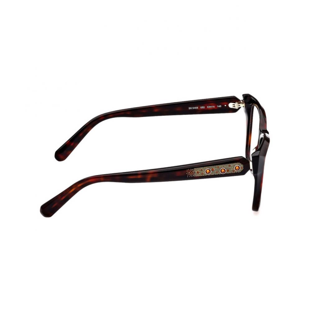 Swarovski Sk5468 Square Eyeglasses Dark Havana