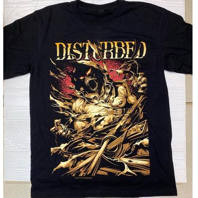 Ölümsüz Retro Disturbed Tişört Klasik Siyah Unisex Beden S5XL
