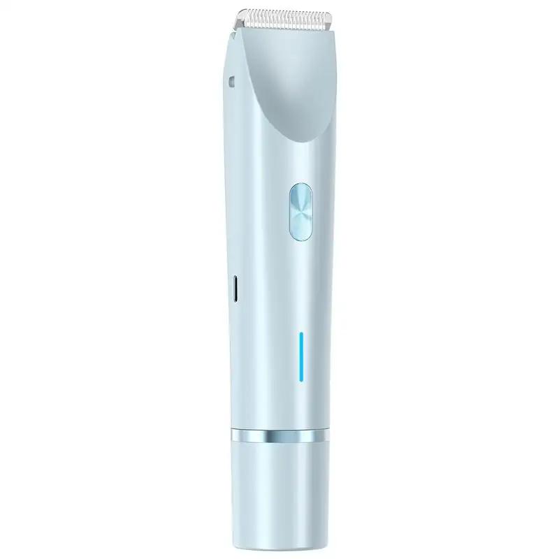 

Portable Double-Headed ladies Shaver Household travel Washable USB Charging Portable Private Parts Slimming Machine Female b синий