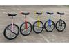 Height-Adjustable Single Wheel Unicycle with Steel Rim and Pedals