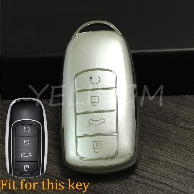 New Tpu Car Remote Key Case Cover Protector For Chery Tiggo 8Plus Tiggo 8 New 5 Plus 7Pro Max Omoda 5 C5 Accessories