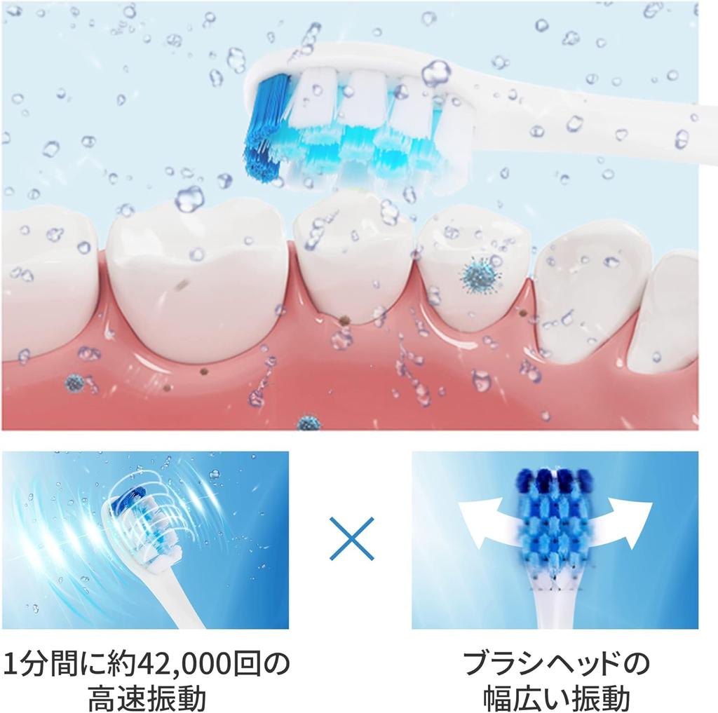 Electric Toothbrush Replacement Brush Wave Type 2 Pieces 700-THX