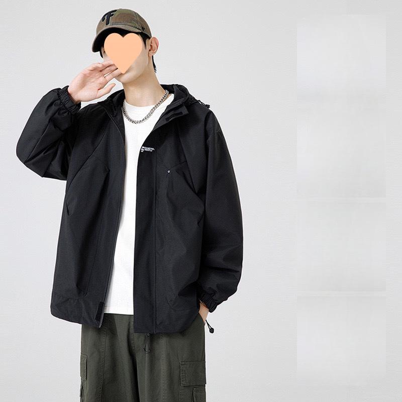 

Весенняя и осенняя куртка Новая весенняя и осенняя куртка Модная брендовая повседневная свободная куртка для мужчин S